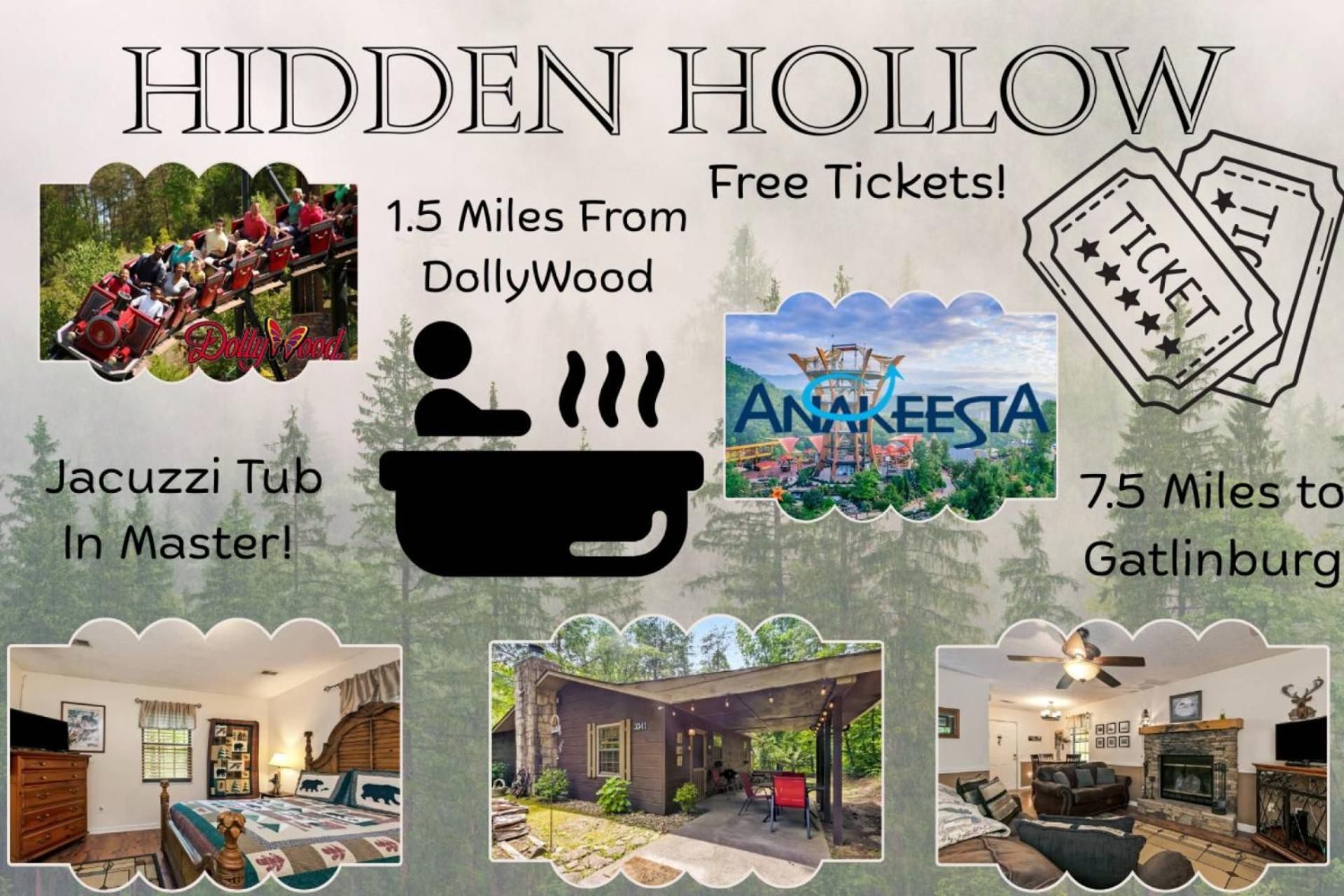 Hidden Hollow Pigeon Forge Esterno foto